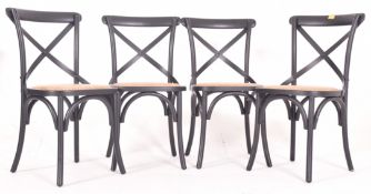 SET OF FOUR CONTEMPORARY REXBURG DINING CHAIRS