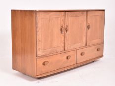 ERCOL FURNITURE - MID CENTURY ELM SIDEBOARD CREDENZA