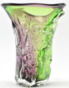 PETER LAYTON - POLYCHROME STUDIO GLASS VASE