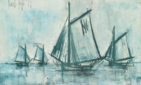 AFTER BUFFET - MID CENTURY PRINT ON BOARD