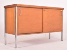 KNOLL MANNER - MID CENTURY TEAK & CHROME SIDEBOARD