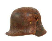 WWI FIRST WORLD WAR GERMAN M17 CAMO PATTERN HELMET