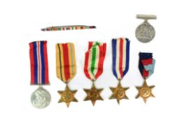 WWII SECOND WORLD WAR MEDAL GROUP