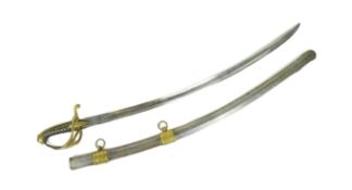 19TH CENTURY FRENCH NAPOLEONIC CUIRASSIER SWORD