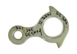 IRANIAN EMBASSY SIEGE - SIGNED SAS ROPE DESCENDER