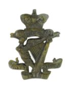 19TH CENTURY ROYAL IRISH FUSILIERS GLENGARRY BADGE
