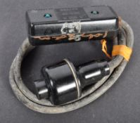 DAMBUSTERS - SIGNED ORIGINAL LANCASTER BOMB RELEASE SWITCH