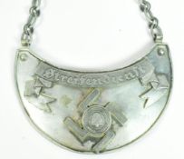 WWII SECOND WORLD WAR GERMAN PATROL SERVICE GORGET
