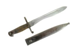 WWII SECOND WORLD WAR SPANISH M1941 BOLO RIFLE BAYONET