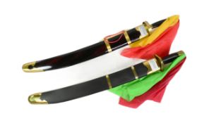 THREE MARTIAL ARTS BROADSWORDS