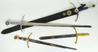 COLLECTION OF REENACTMENT BROADSWORDS