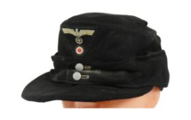 WWII SECOND WORLD WAR GERMAN NCO PANZER M43 FIELD CAP