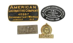 RAILWAYANA - ASSORTED RAILWAY RELATED PLAQUES