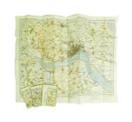 COLLECTION OF WWII SECOND WORLD WAR ORDNANCE SURVEY MAPS
