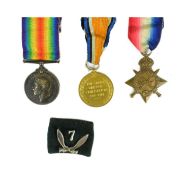 WWI FIRST WORLD WAR MEDAL TRIO TO AN ABLE SEAMAN IN THE ROYAL NAVY