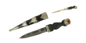 19TH CENTURY VICTORIAN SCOTTISH CHILDS DIRK DAGGER