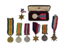 WWI & WWII MEDAL GROUP TO A CORPORAL IN THE DEVON REGIMENT