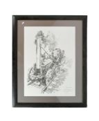 TERENCE CUNEO (1907 - 1996) - ' THE ROCKET' SIGNED PRINT