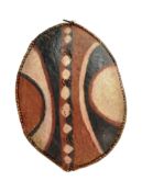 VINTAGE 20TH CENTURY AFRICAN MASSAI HIDE HUNTING SHIELD