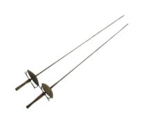 TWO 19TH CENTURY FENCING FOILS