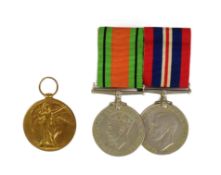 BRITISH FIRST & SECOND WORLD WAR CAMPAIGN MEDALS