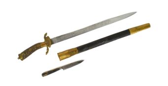 19TH CENTURY GERMAN HUNTING CUTLASS