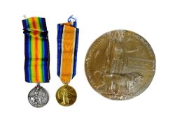WWI FIRST WORLD WAR MEDAL PAIR - DRIVER IN THE ROYAL ENGINEERS