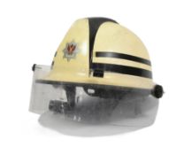 CROMWELL MADE SOUTH WALES FIRE BRIGADE FIRE FIGHTING HELMET