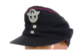 WWII SECOND WORLD WAR GERMAN FIRE OFFICERS M43 CAP