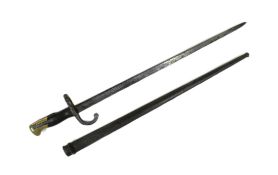 19TH CENTURY FRENCH GRAS RIFLE BAYONET