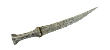 19TH CENTURY SYRIAN DAGGER WITH WAVY BLADE