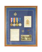 WWI FIRST WORLD WAR MEDAL GROUP - SERGEANT IN THE RIFLE BRIGADE