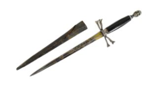 18TH CENTURY MASONIC FRATERNAL DAGGER