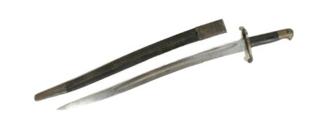 19TH CENTURY BRITISH 1856 PATTERN YATAGHAN SWORD BAYONET