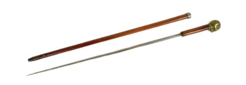 19TH CENTURY VICTORIAN MASONIC SWORD STICK