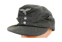 WWII SECOND WORLD WAR GERMAN LUFTWAFFE M43 SKI CAP