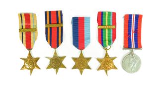 WWII SECOND WORLD WAR MEDAL GROUP