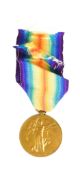 WWI FIRST WORLD WAR VICTORY MEDAL - ROYAL WELCH FUSILIERS