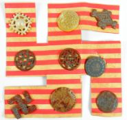 WWII SECOND WORLD WAR ARCHEOLOGY WINTER RELIEF TINNIE BADGES