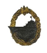 WWII SECOND WORLD WAR KRIEGSMARINE DESTROYER BADGE