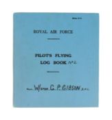 GUY GIBSON - PILOT'S FLYING LOG BOOK - OFFICIAL REPRINT.