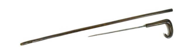 19TH CENTURY VICTORIAN SWORD STICK WITH TOLEDO BLADE