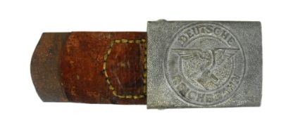 WWII GERMAN REICHSBAHN OFFICER'S BELT BUCKLE