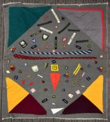 VINTAGE BRITISH ARMY BLANKET - BOY SCOUT PROJECT