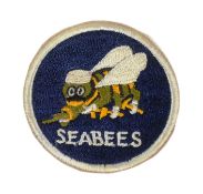 VIETNAM WAR ERA SEABEES CLOTH PATCH
