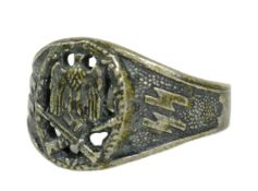 WWII SECOND WORLD WAR GERMAN WAFFEN SS RING