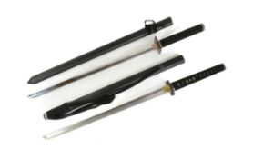 TWO JAPANESE SAMURAI KATANA SWORDS