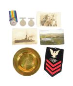 BRITISH CAMPAIGN MEDALS & PERSONAL EFFECTS - ROYAL NAVY