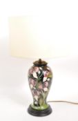 MOORCROFT - MID CENTURY CERAMIC POTTERY LAMP