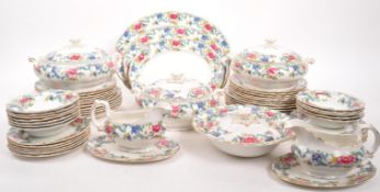 BOOTHS / ROYAL DOULTON - FLORADORA DINNER SERVICE